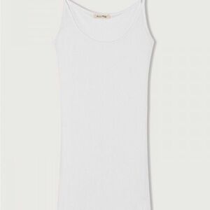 White Sleeveless Tank Top | American Vintage Massachusetts
